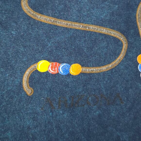 Gildan T-Shirt Men's Blue XL Cotton Crew Neck Graphic Horse Design - Picture 4 of 12